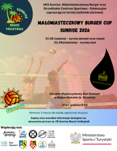 Małomiasteczkowy Burger Cup Sunrise 2026